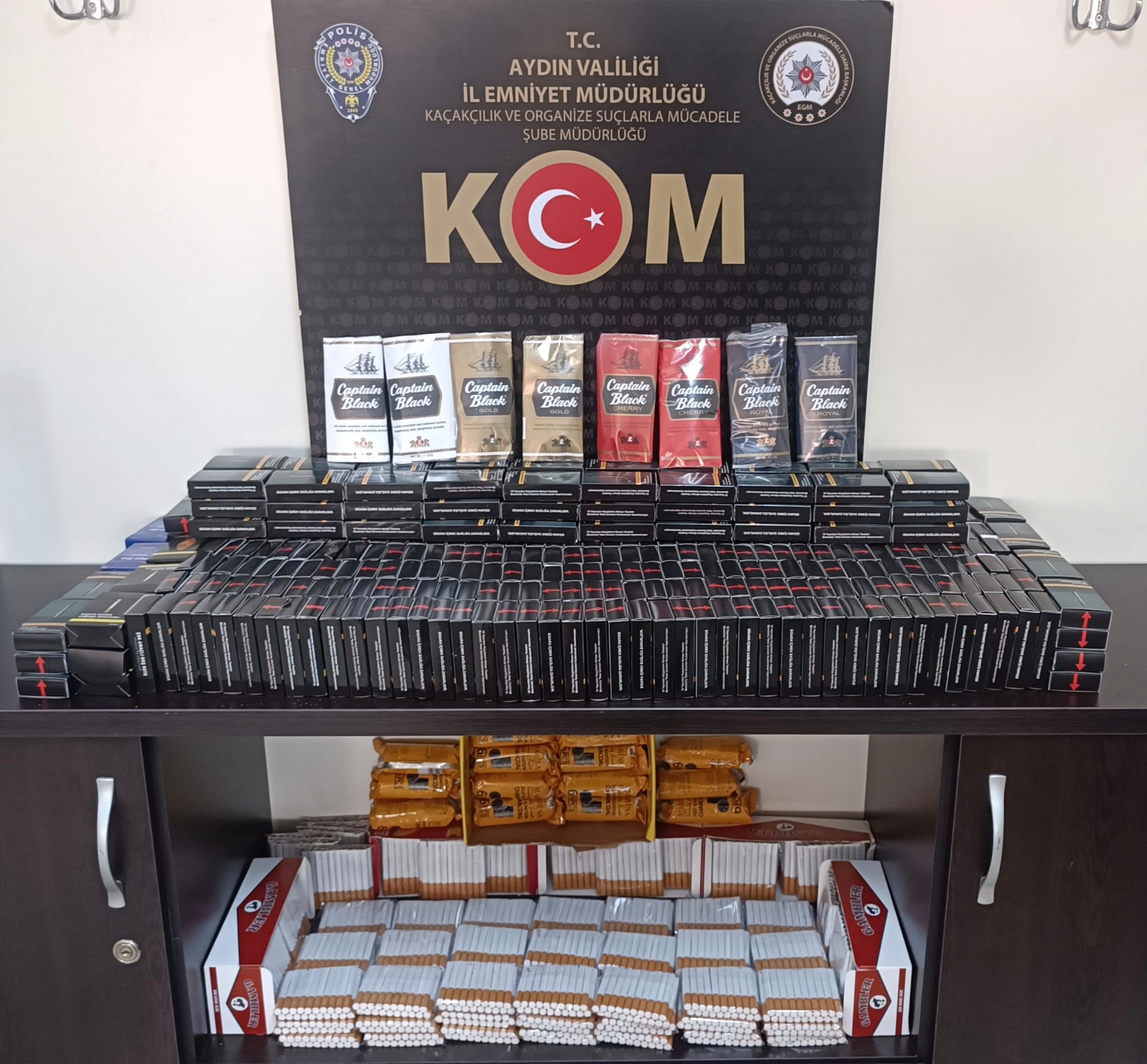 Aydın KOM ekipleri kaçakçılığa geçit vermiyor