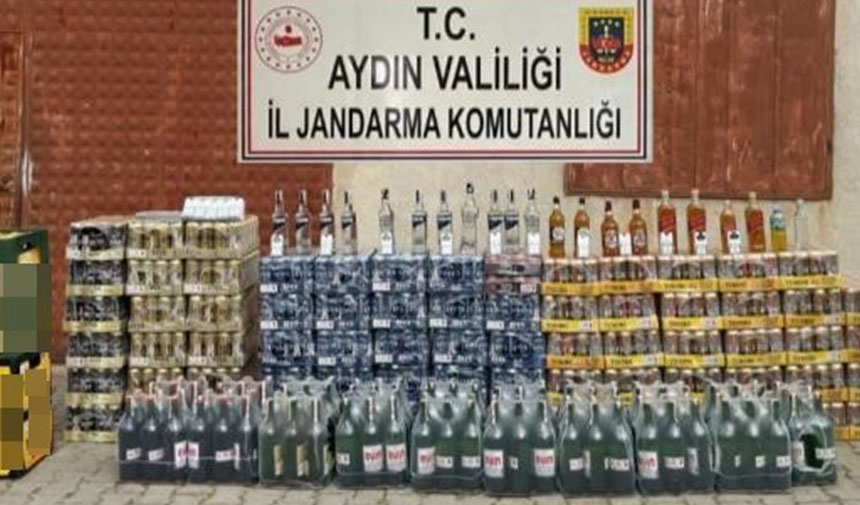 Aydın’da sahte içki operasyonu