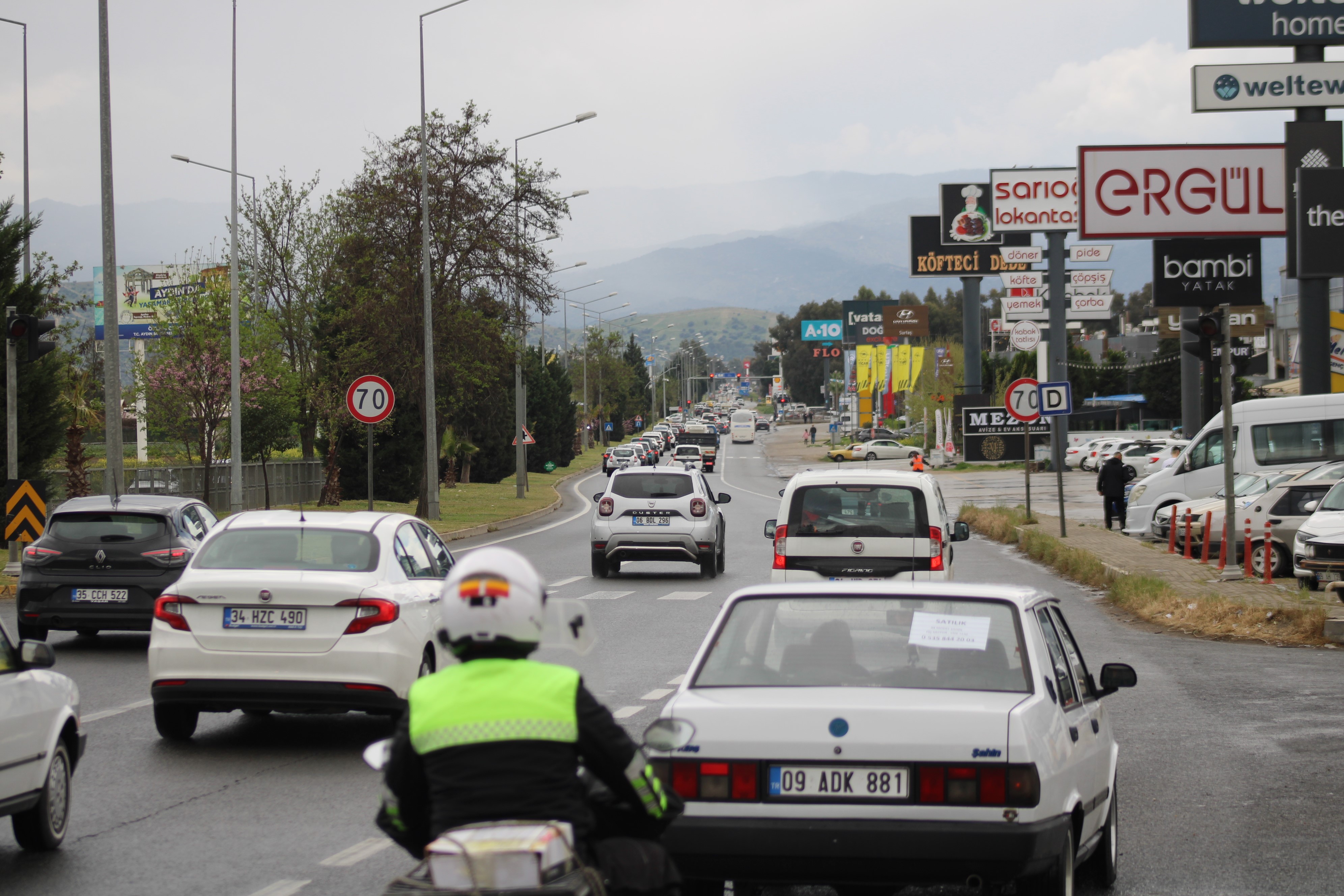Aydın’da bayram trafiği yoğunluğu yaşanmadı
