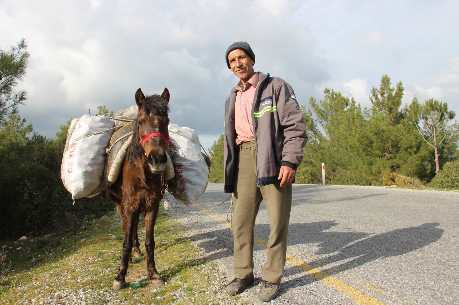 Zeki Amca'nın en büyük yardımcısı küheylanı