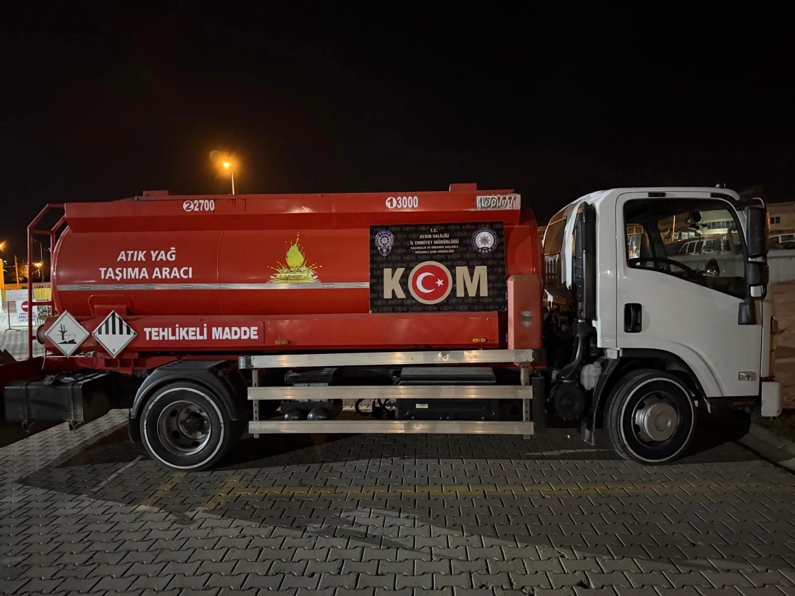 Aydın’da 4 ton atık yağ ele geçirildi