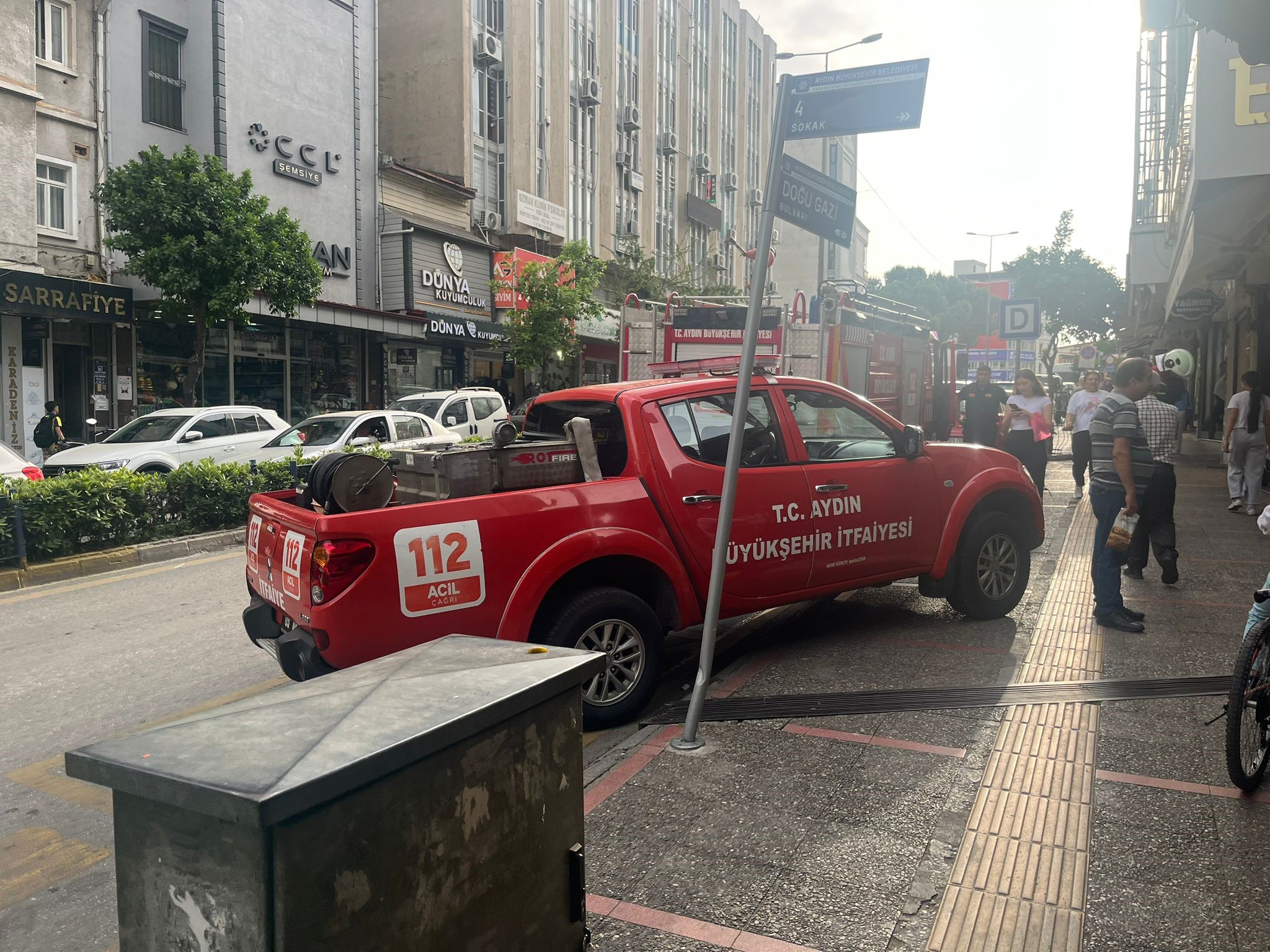 Oksijen tüpünün parlaması sonucu 1 kişi yaralandı