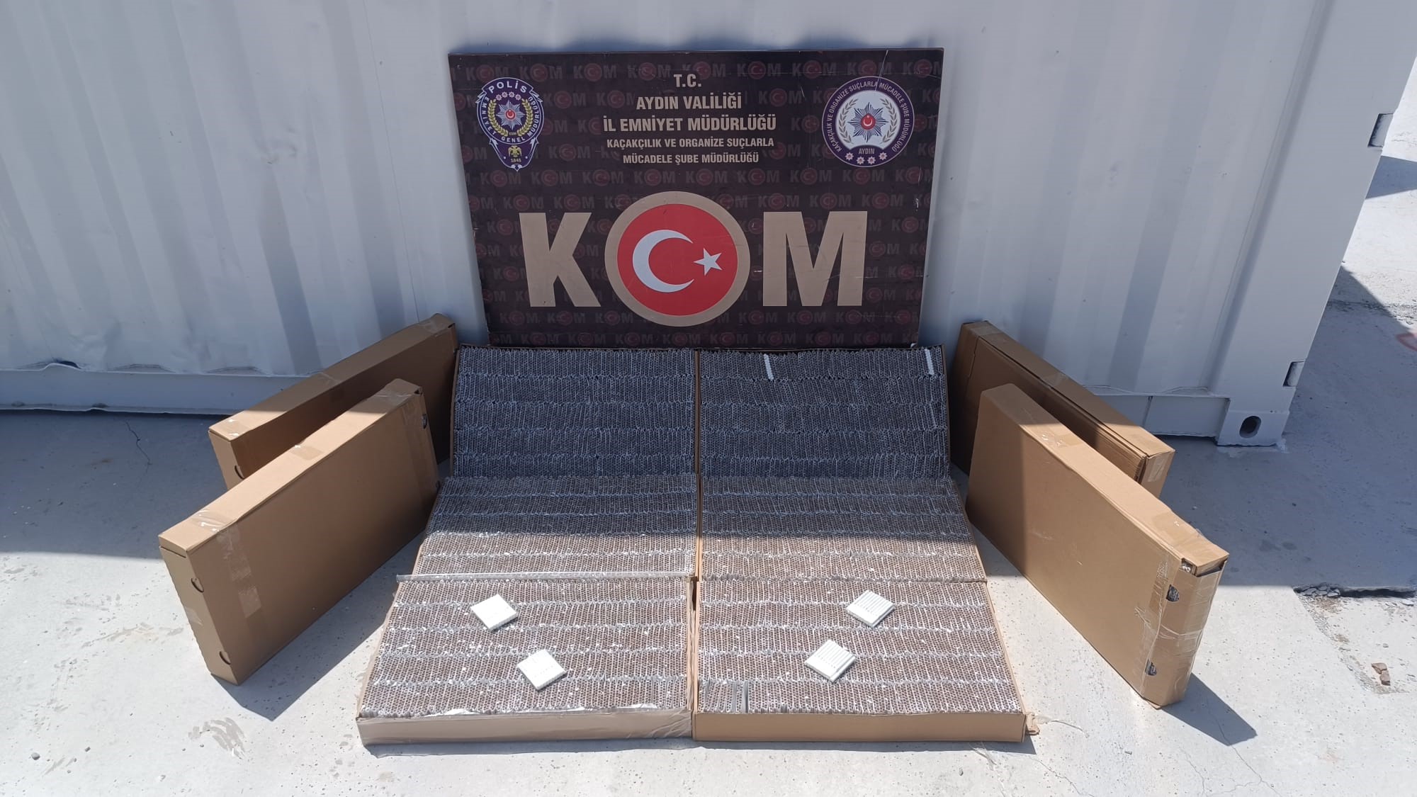 Aydın’da 58 kilogram tütün ele geçirildi
