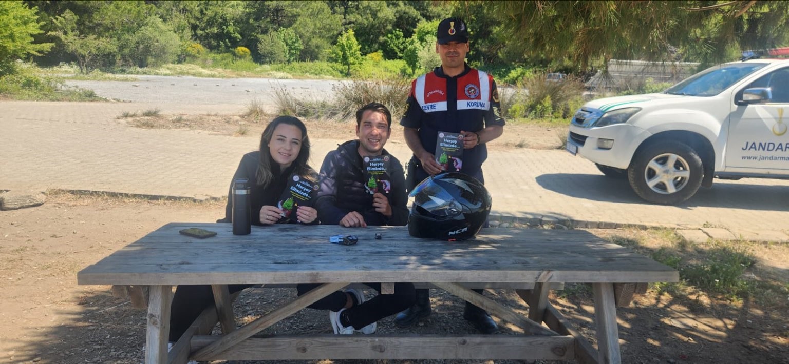 Milli Park'ta ziyaretçiler çevre konusunda bilgilendirildi