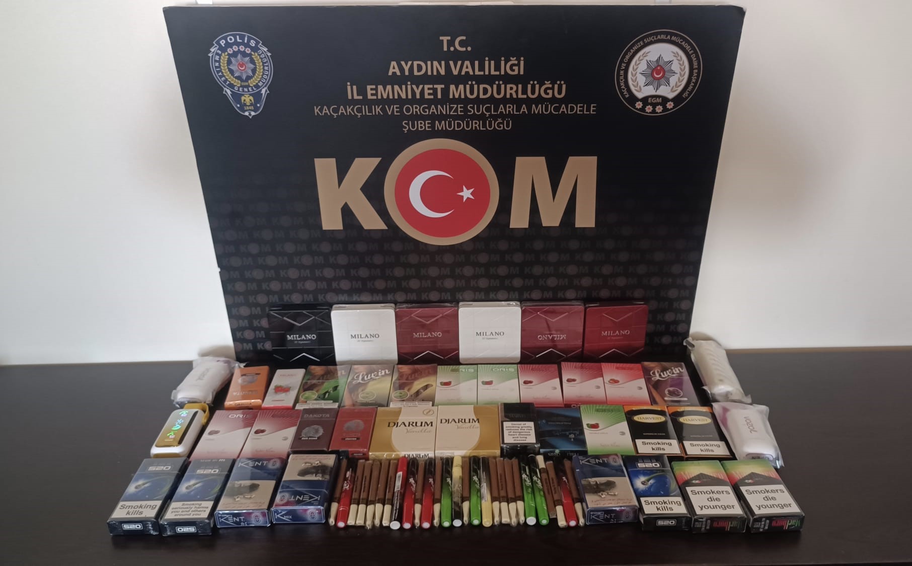 Aydın'da KOM ekipleri kaçakçılığa geçit vermiyor