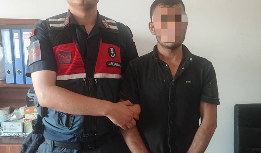 Cinayet şüphelisi jandarma ekipleri tarafından yakalandı