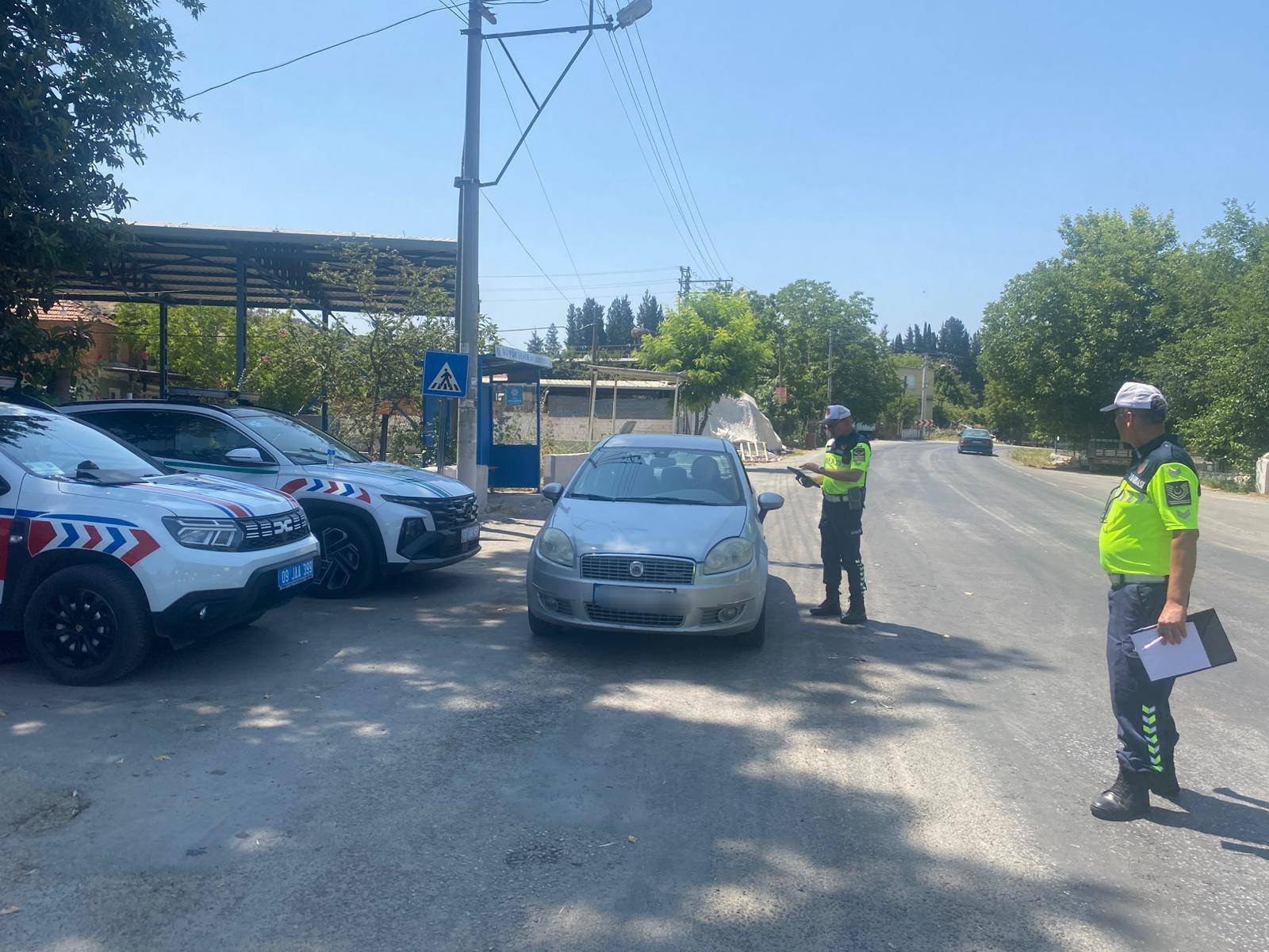 Jandarmadan havadan trafik denetimi