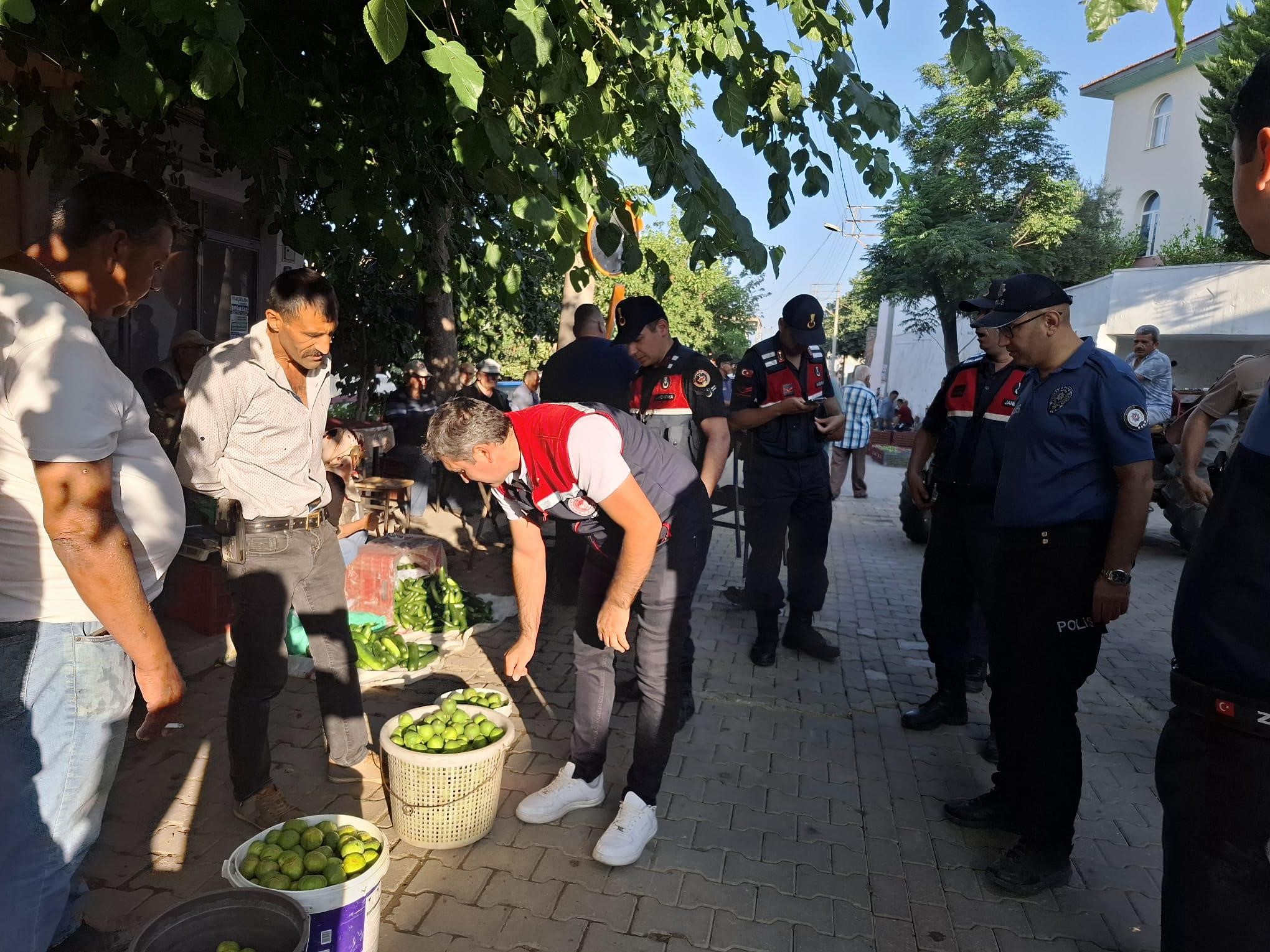İlek pazarında denetim ve bilgilendirme