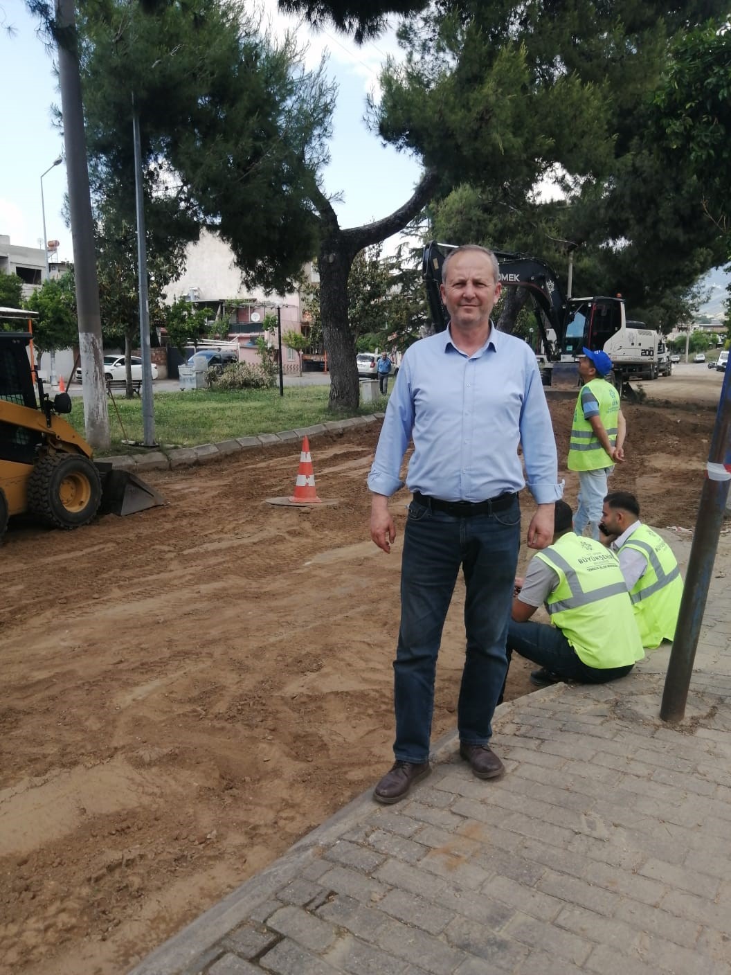 Muhtardan mahallede yangın tedbiri