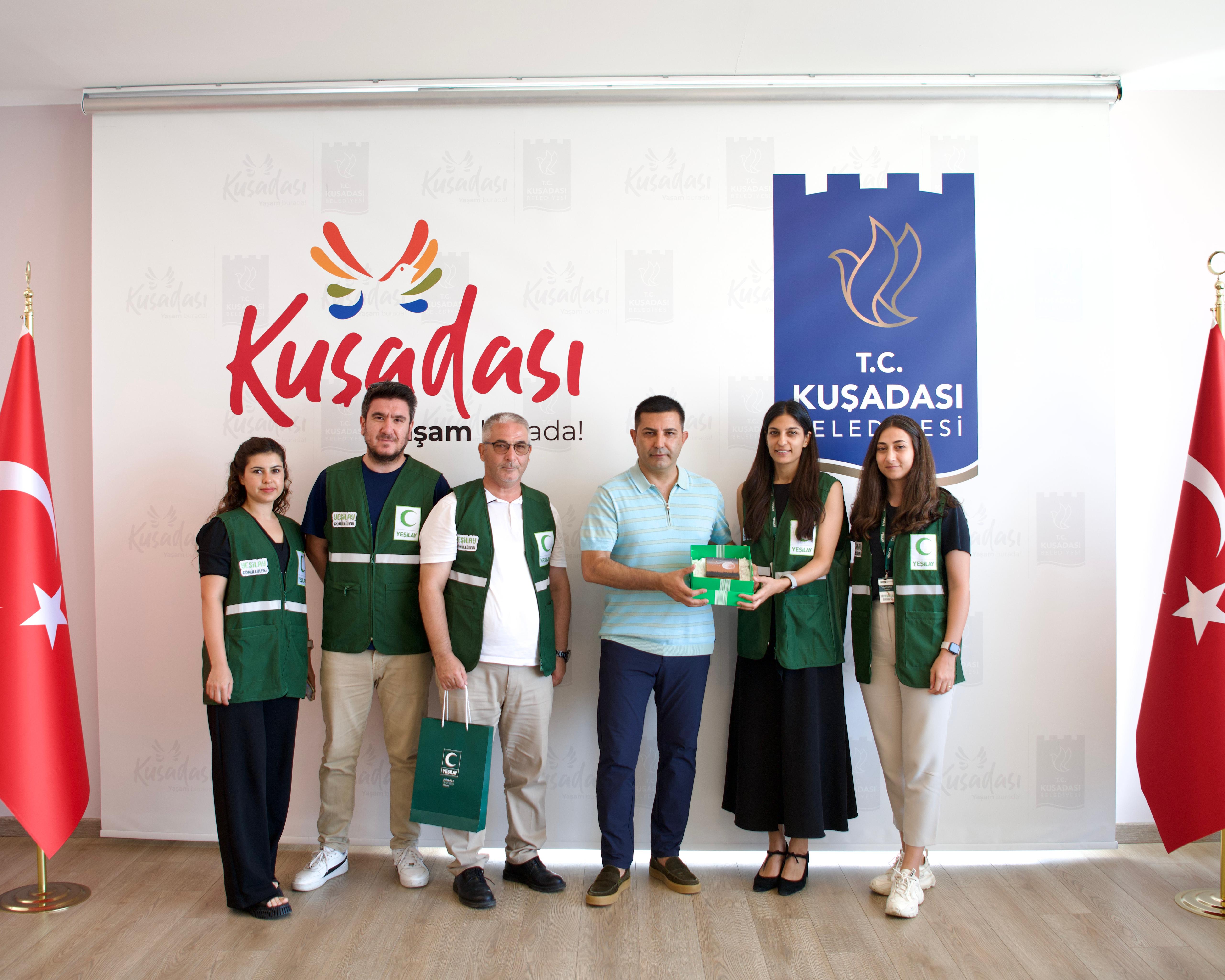 Yeşilay’dan Kuşadası Belediyesi’ne ziyaret