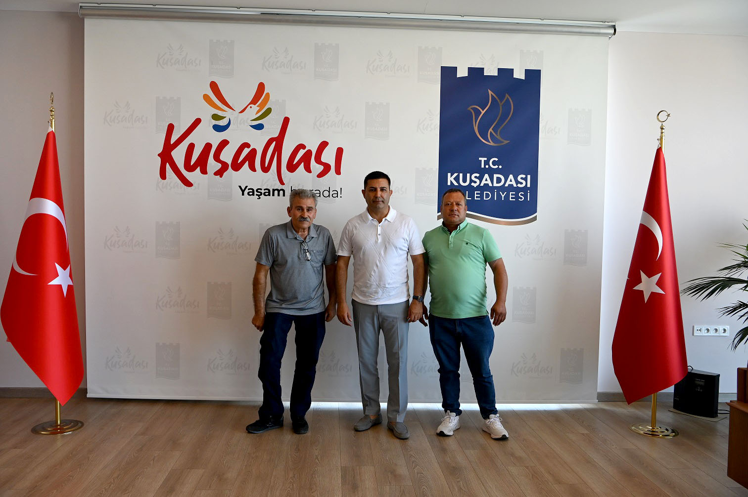 Ege Tahtacılar Deneği Söke Şube, Başkan Ömer Günel’i makamında ziyaret etti