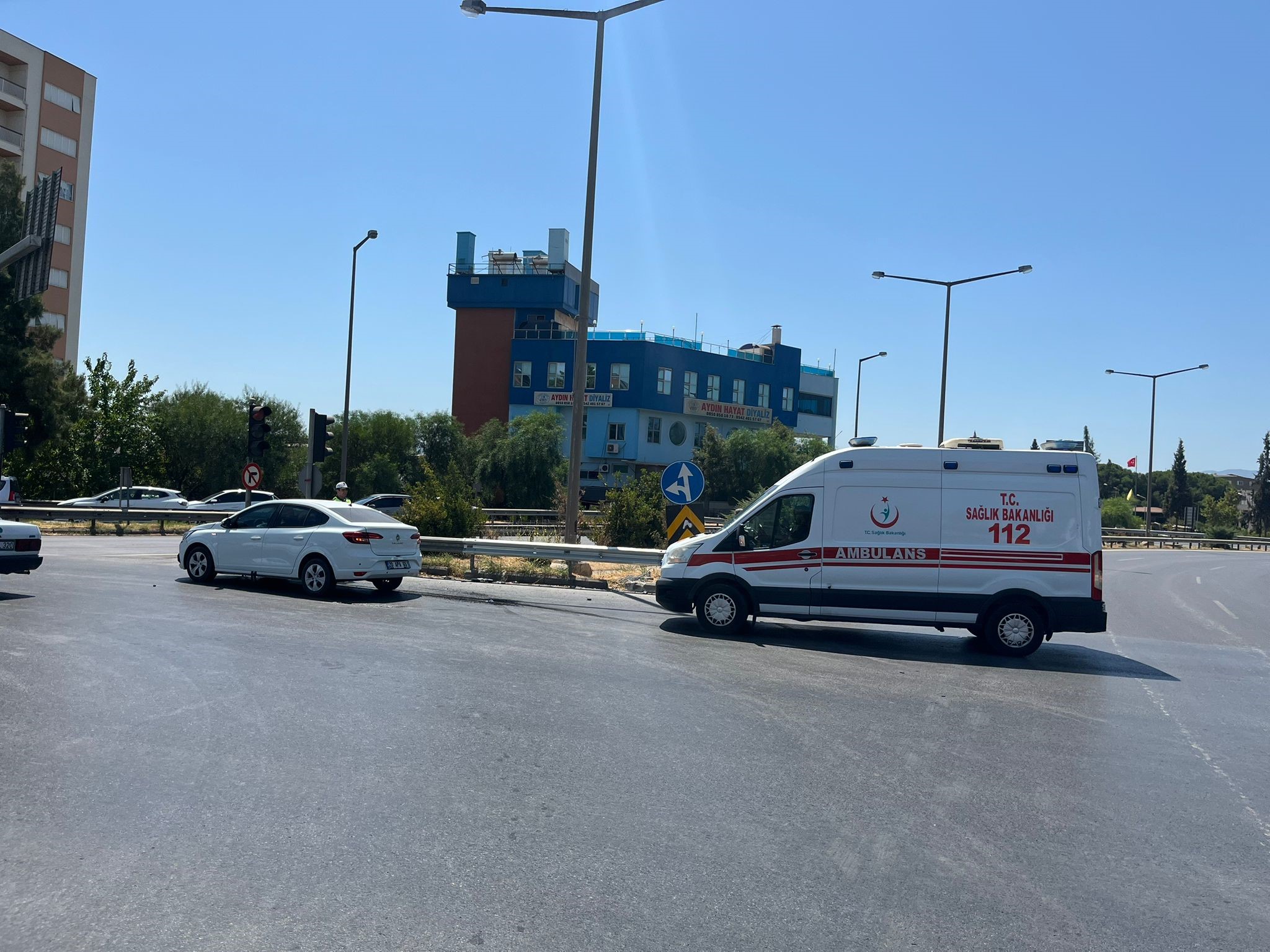 Aydın'da trafik kazası: 1 yaralı