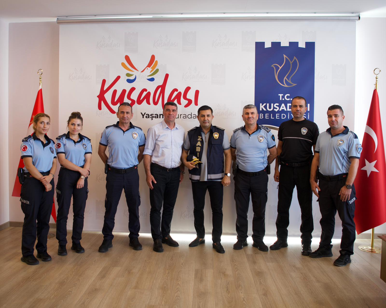 Kuşadası Belediyesi Zabıta Müdürlüğü’nden kent yöneticilerine ziyaret
