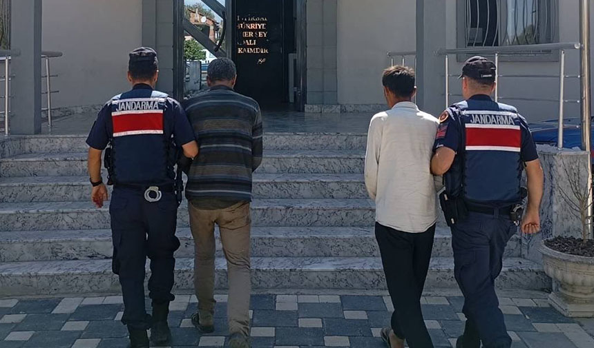 Aydın’da 63 kilo kuru incir çalarken suçüstü yakalandılar