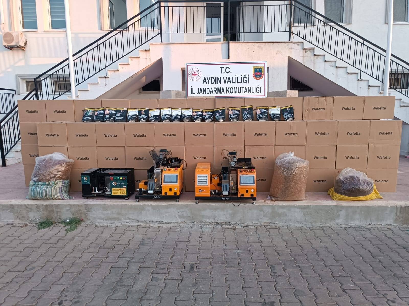 Aydın’da kaçak tütün operasyonu
