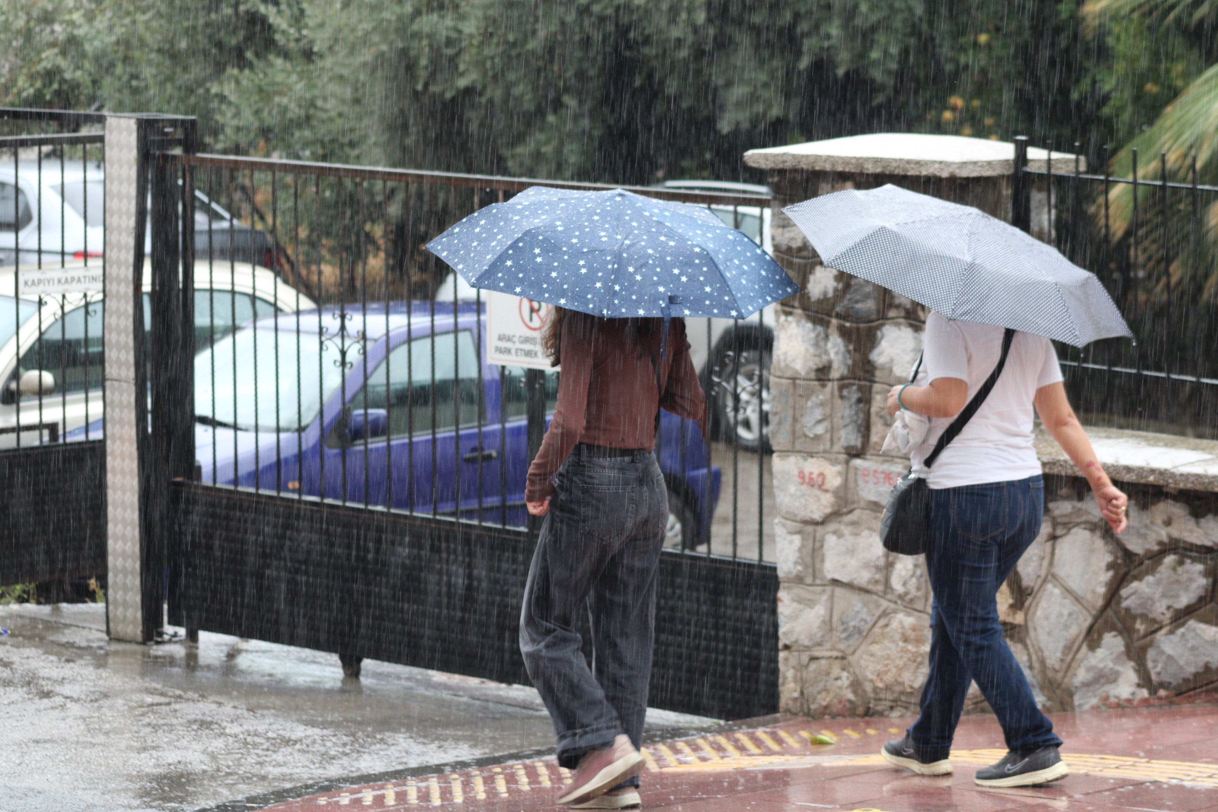 Aydın'da sağanak yağış etkili oldu