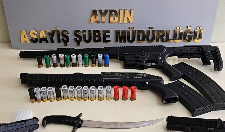 Sosyal medyadan silah paylaşan 6 şüpheli yakalandı