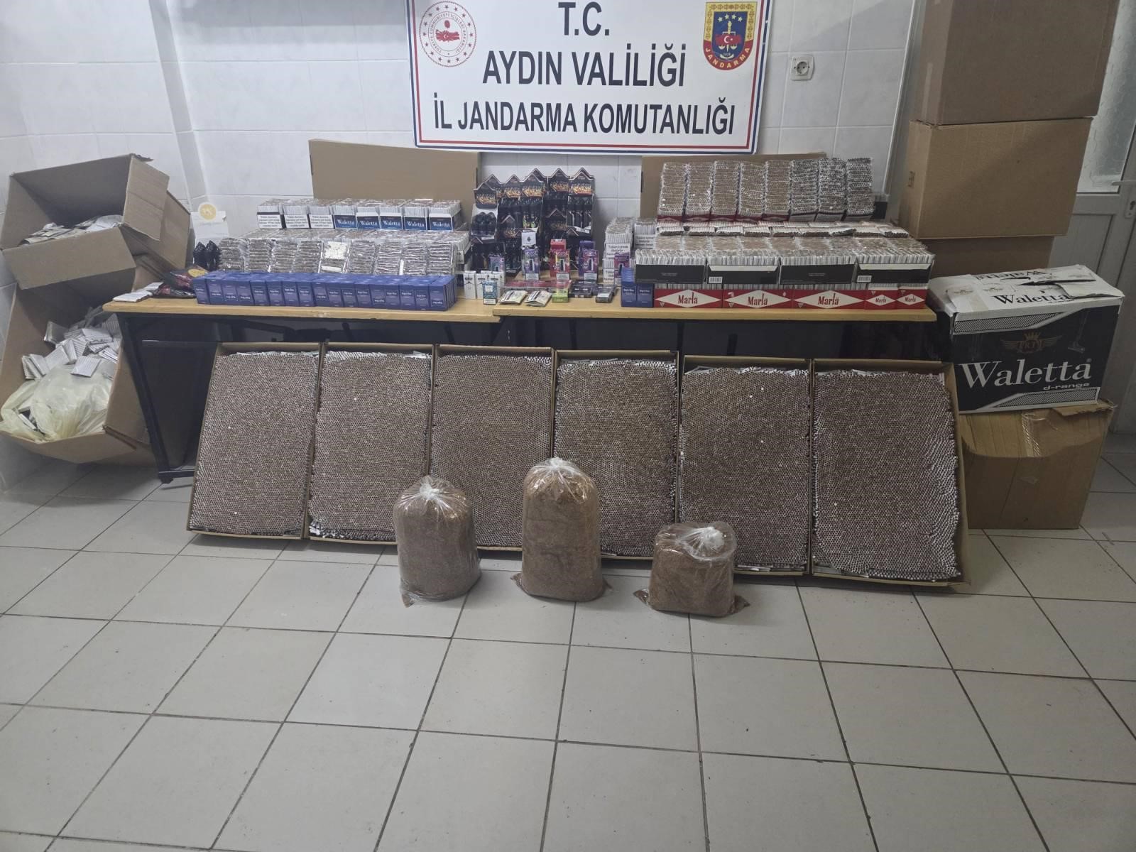 1,4 milyon değerinde kaçak sigara ele geçirildi