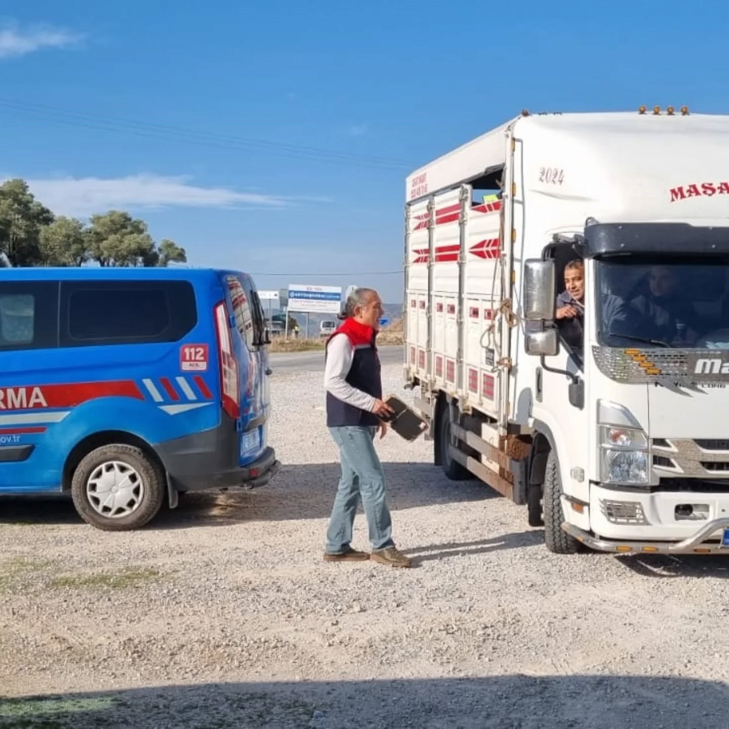 Karpuzlu’da hayvan sevkiyatına denetim
