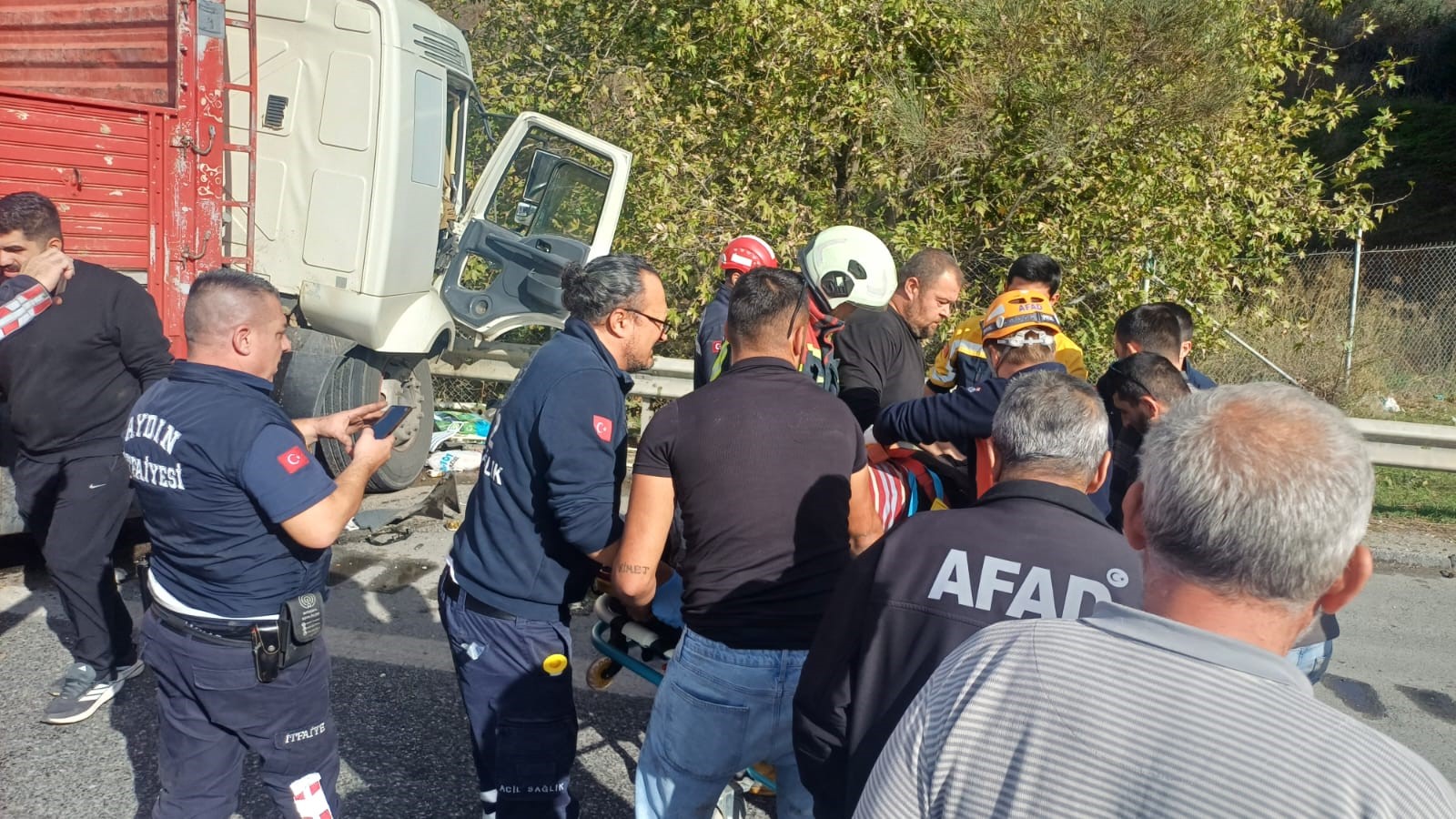 Aydın’da trafik kazası: 1 yaralı