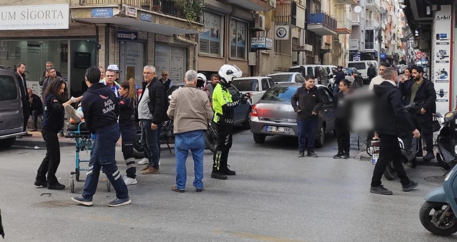 Efeler'de trafik kazası: 1 yaralı