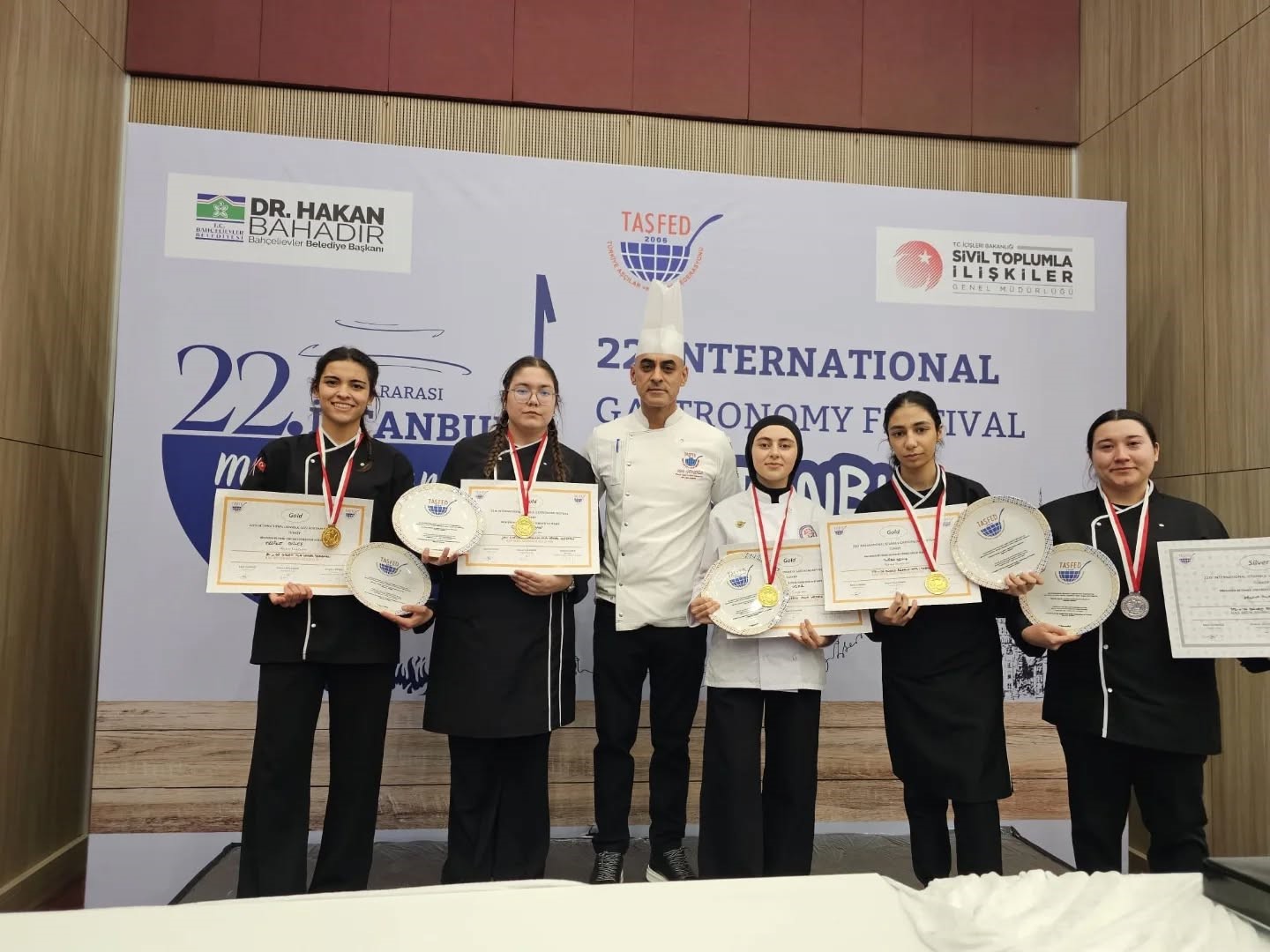 Gastronomi Festivali’nde madalyaları topladılar