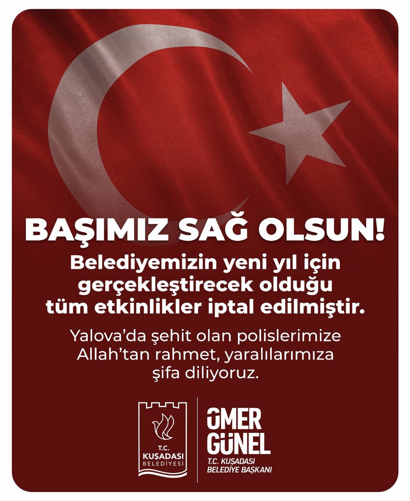 Kuşadası Belediyesi tüm etkinlikleri iptal etti