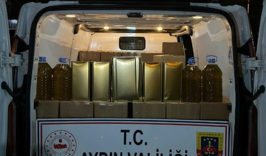 Nazilli’de kaçak zeytinyağı operasyonu