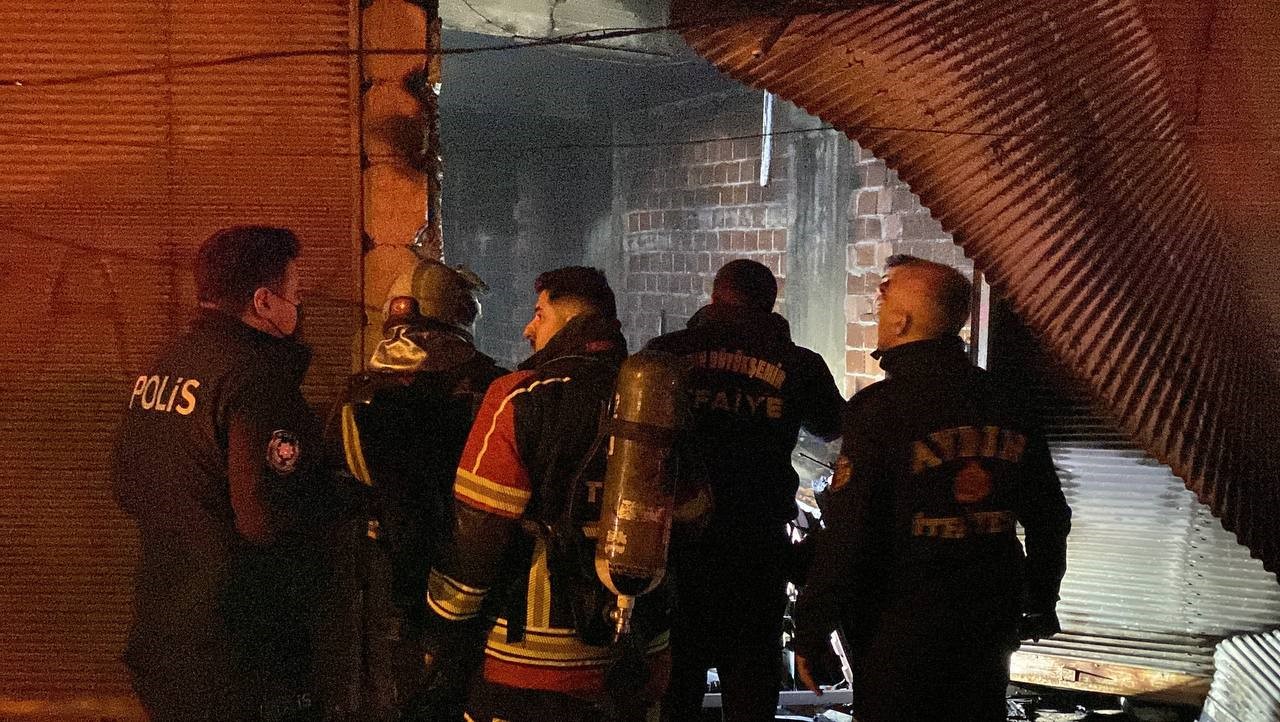 Aydın'da yangın