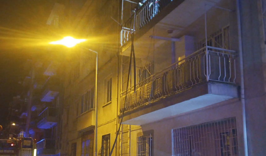 Aydın'da ev yangını panikletti